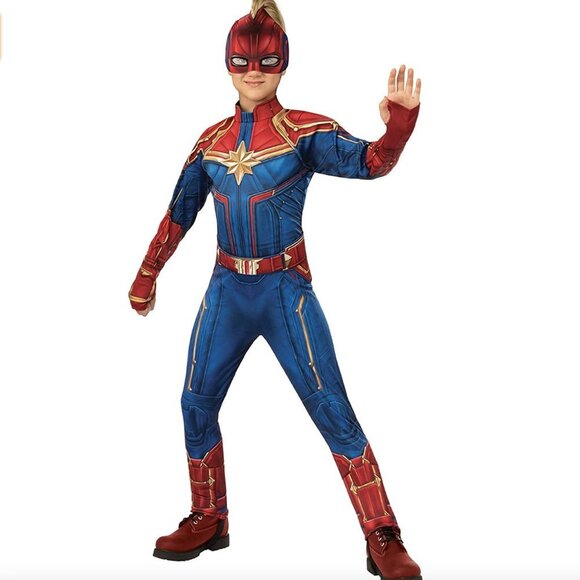 RUBIE'S Captain Marvel deluxe costume L - Picture 1 of 6